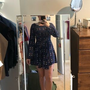 Bell-Sleeved Dress